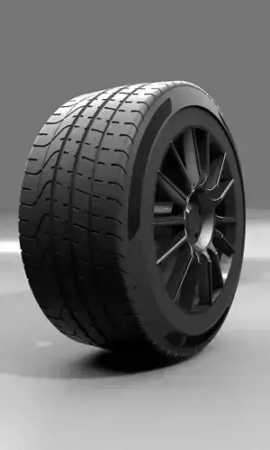 High-Detailed WHEEL inspired by PIRELLI P ZERO