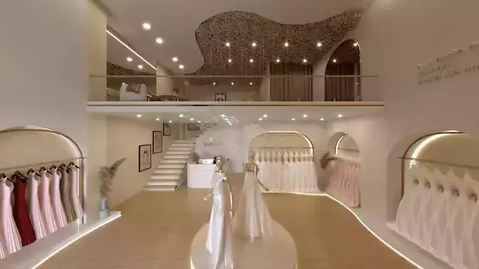 bridal boutique  3D model