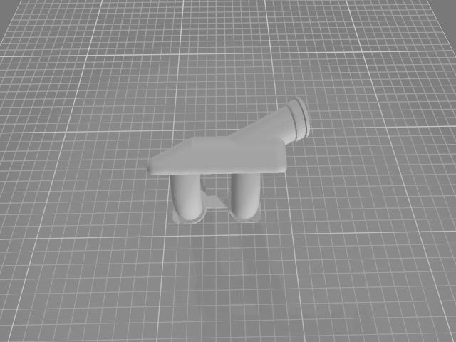 mazda rotary 13b efi intake manifold 3D model_3