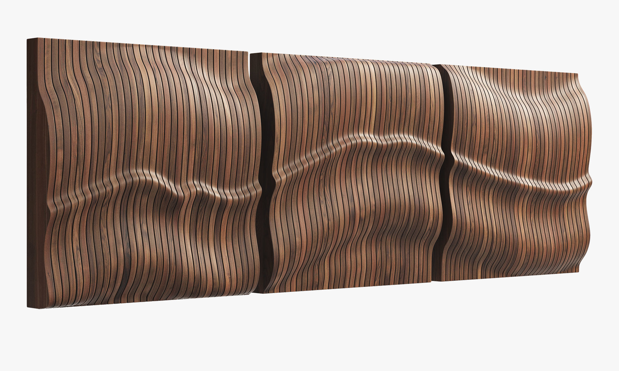 Joybird Legna Panels Wall Art 3D model_2