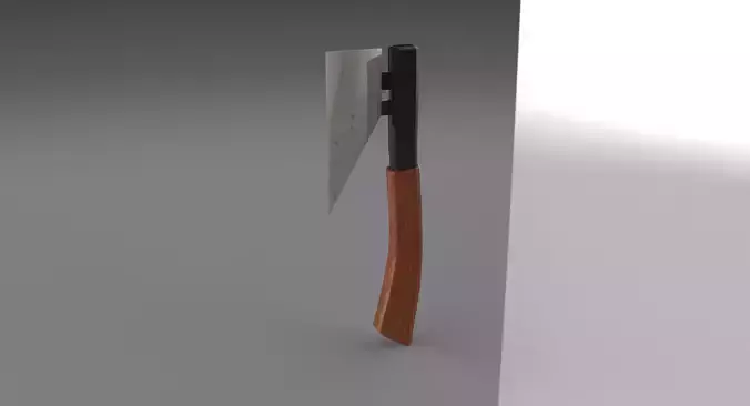 Old Axe PBR-model Low-poly 3D model