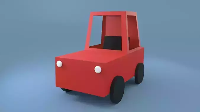 Low Poly Car toy