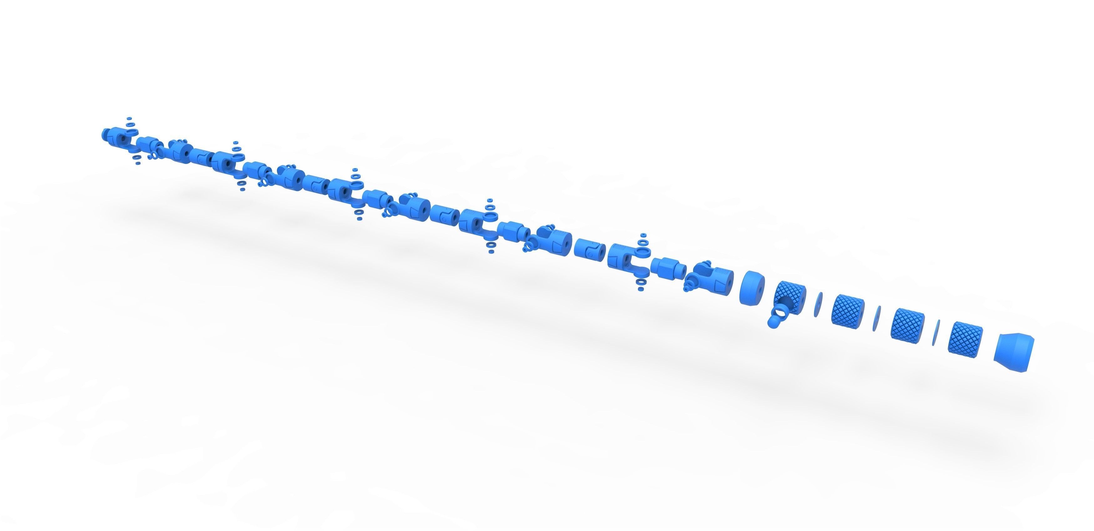 Weapon of Yelena Belova from movie Black Widow 2021 3D print model_24