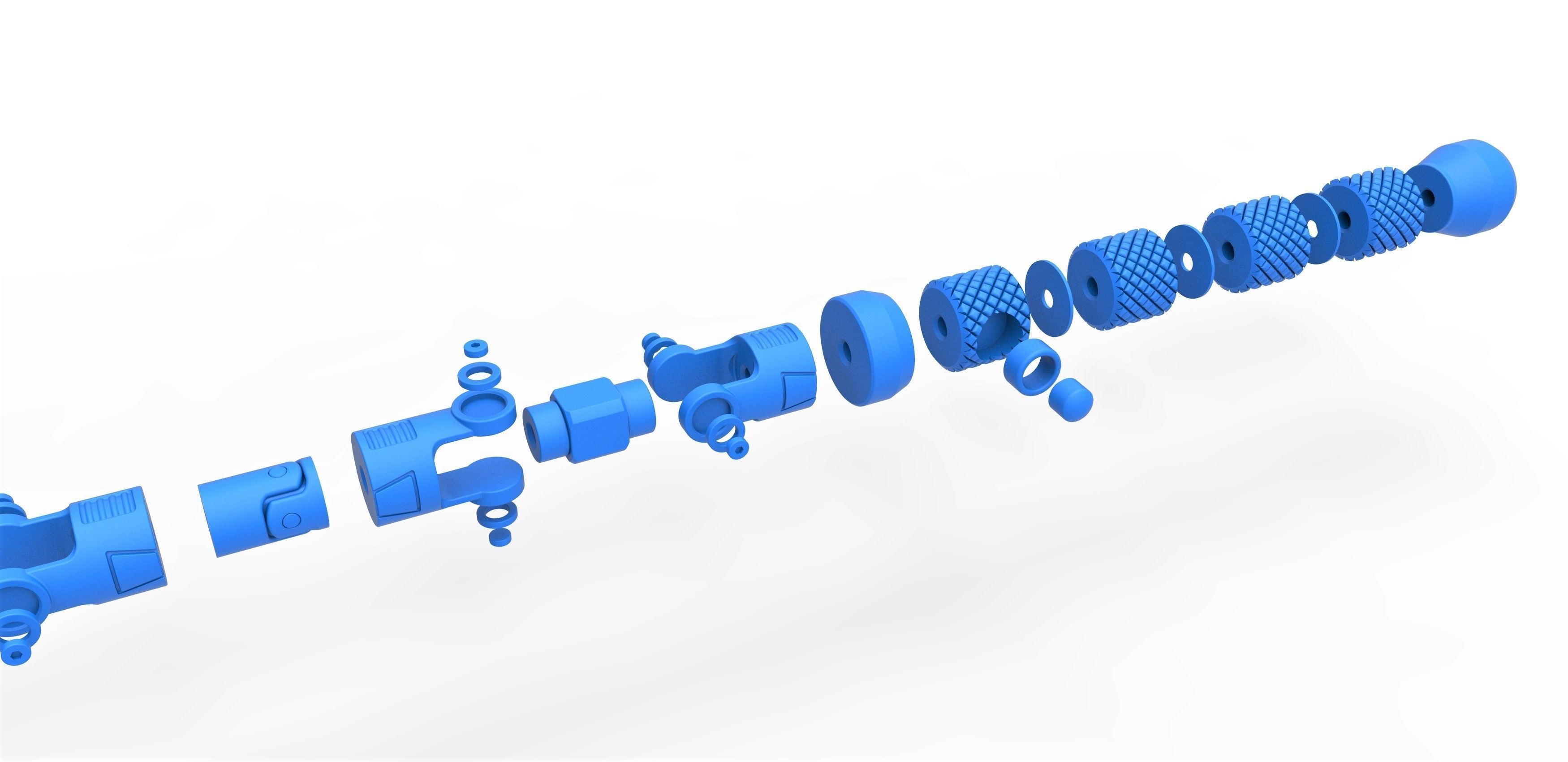 Weapon of Yelena Belova from movie Black Widow 2021 3D print model_26