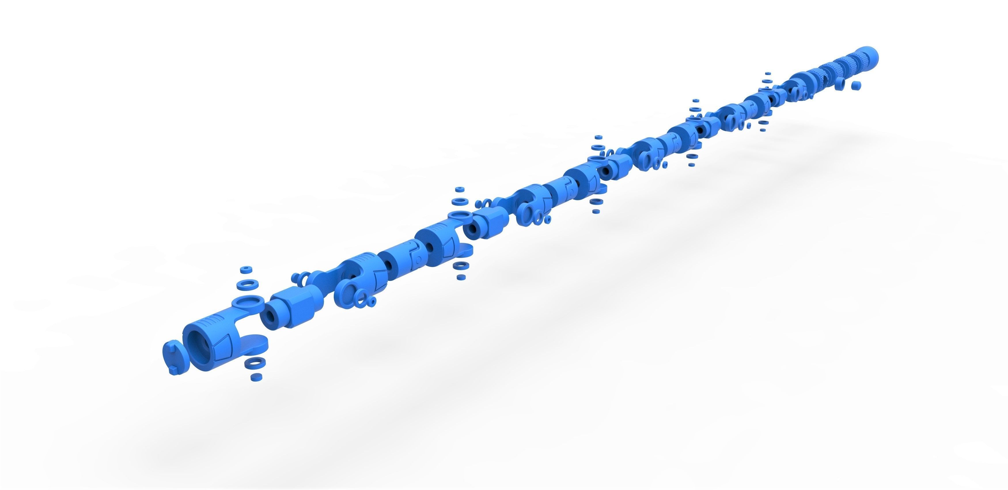 Weapon of Yelena Belova from movie Black Widow 2021 3D print model_21