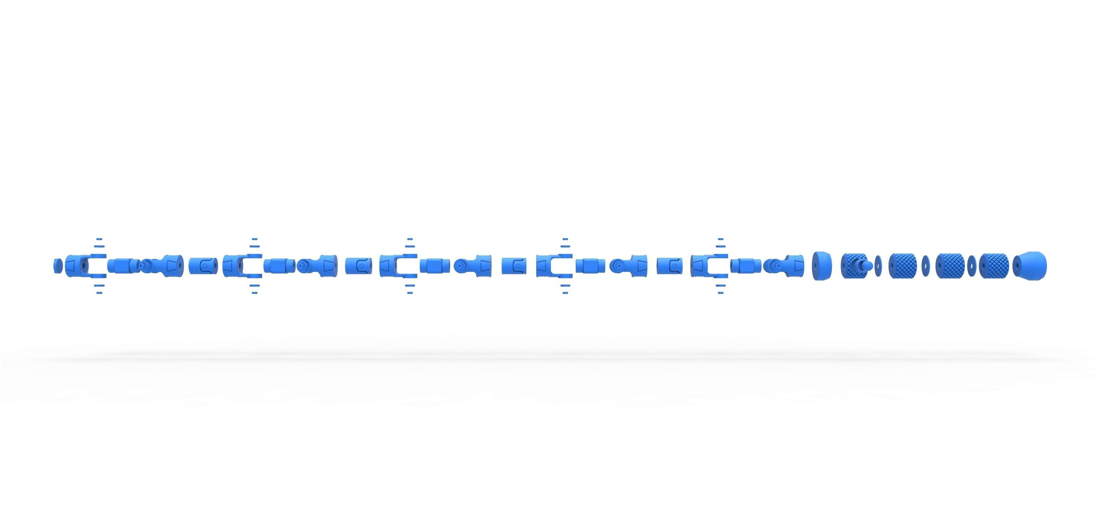 Weapon of Yelena Belova from movie Black Widow 2021 3D print model_23