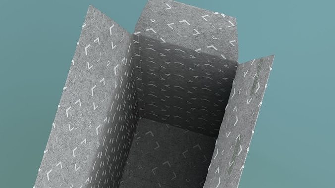 Package Box 3D model 7
