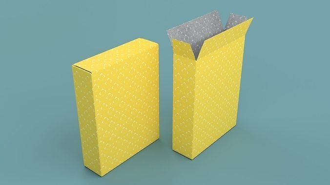 Package Box 3D model 4