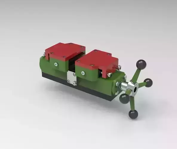 Vise for the machine 3D model
