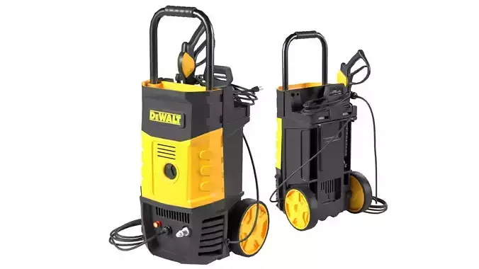 Pressure Washer Low-poly 3D model