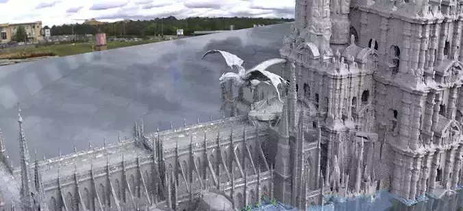 High Tower Walkways of the Gods Dragons Return kit bash