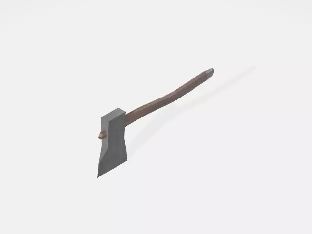 battle ax 3D model_0