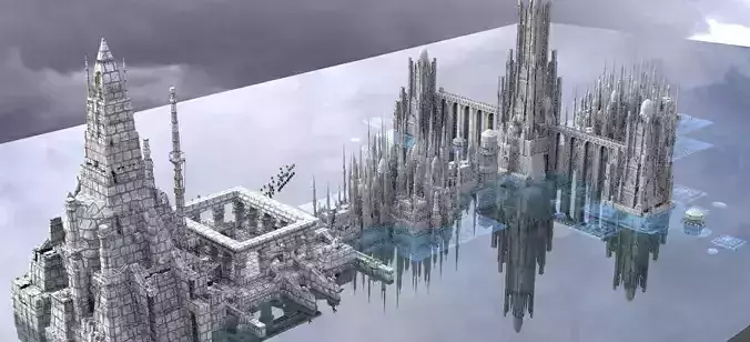 Scifi Ancient City Atlantis