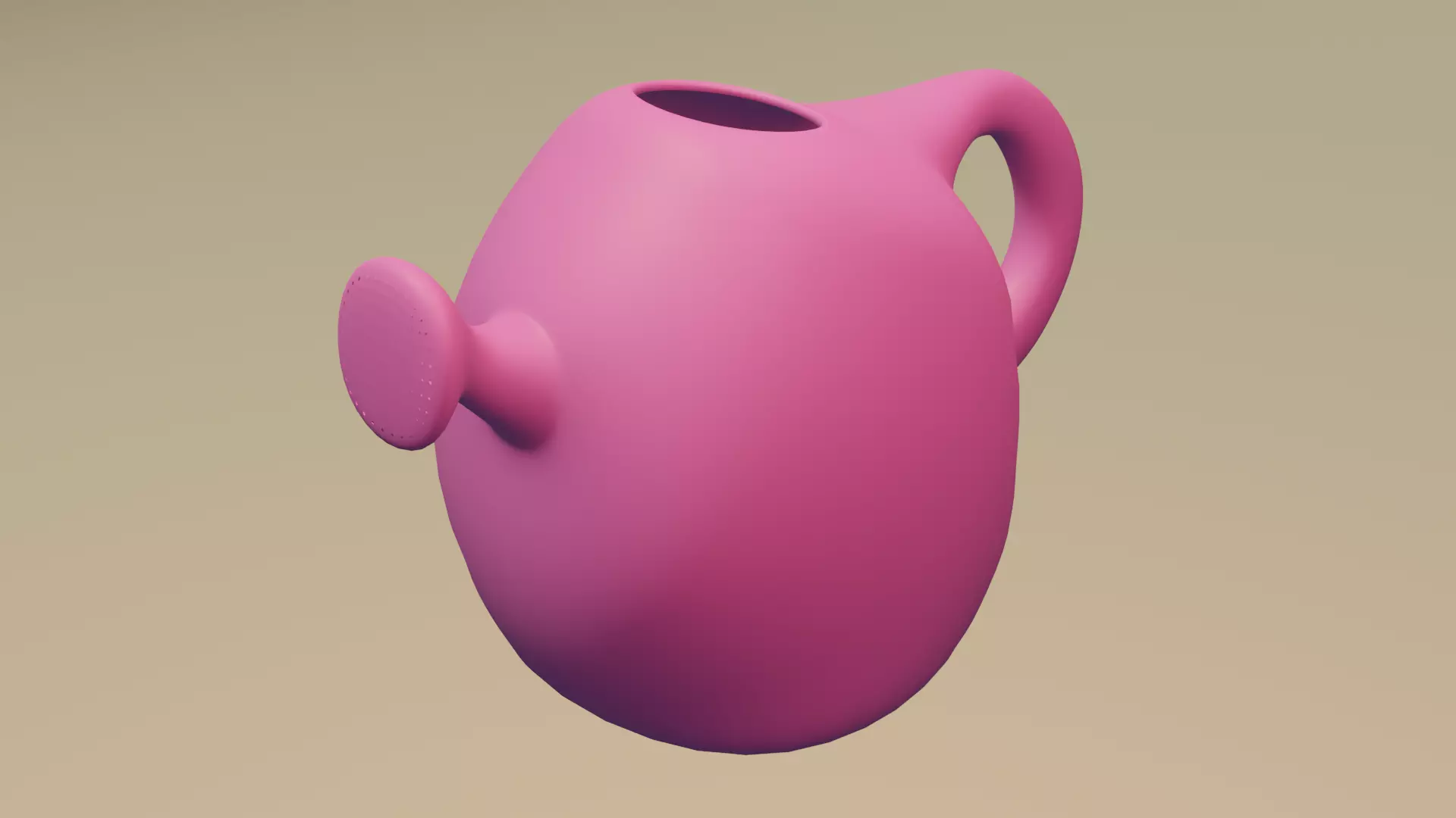 Watering can Low-poly 3D model