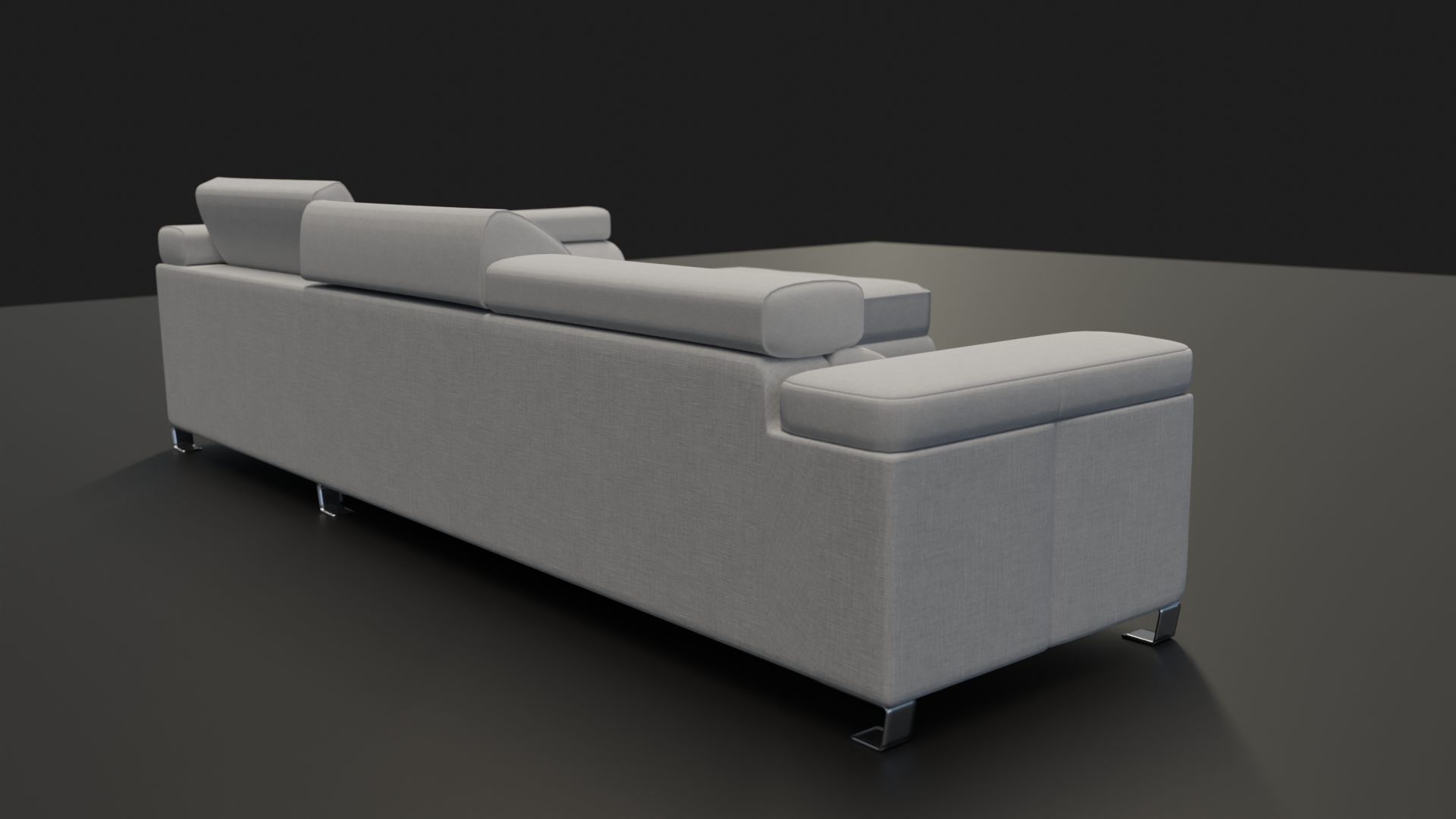Sofa BARISO - L shaped 3D model_4