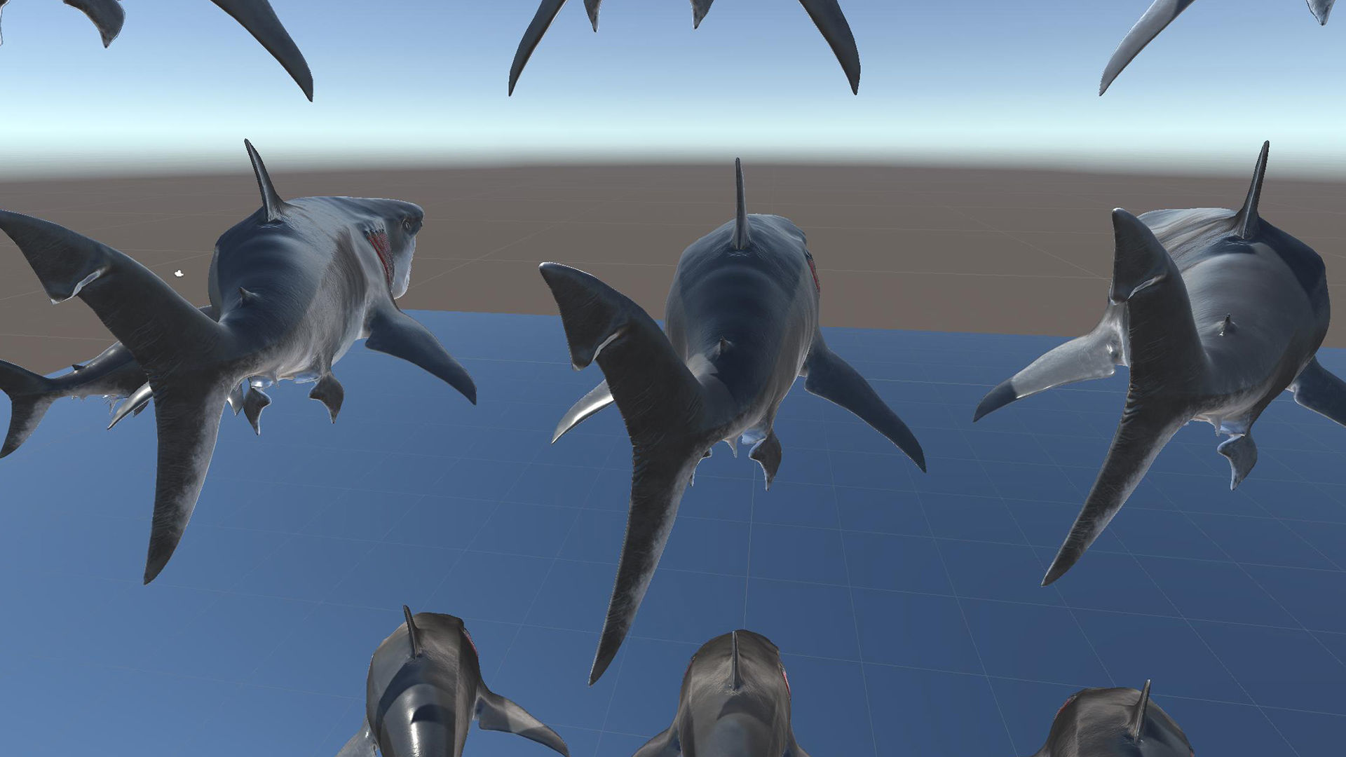 Dinosaur MEGALODON - Sea Monster Series 5 Low-poly 3D model_9