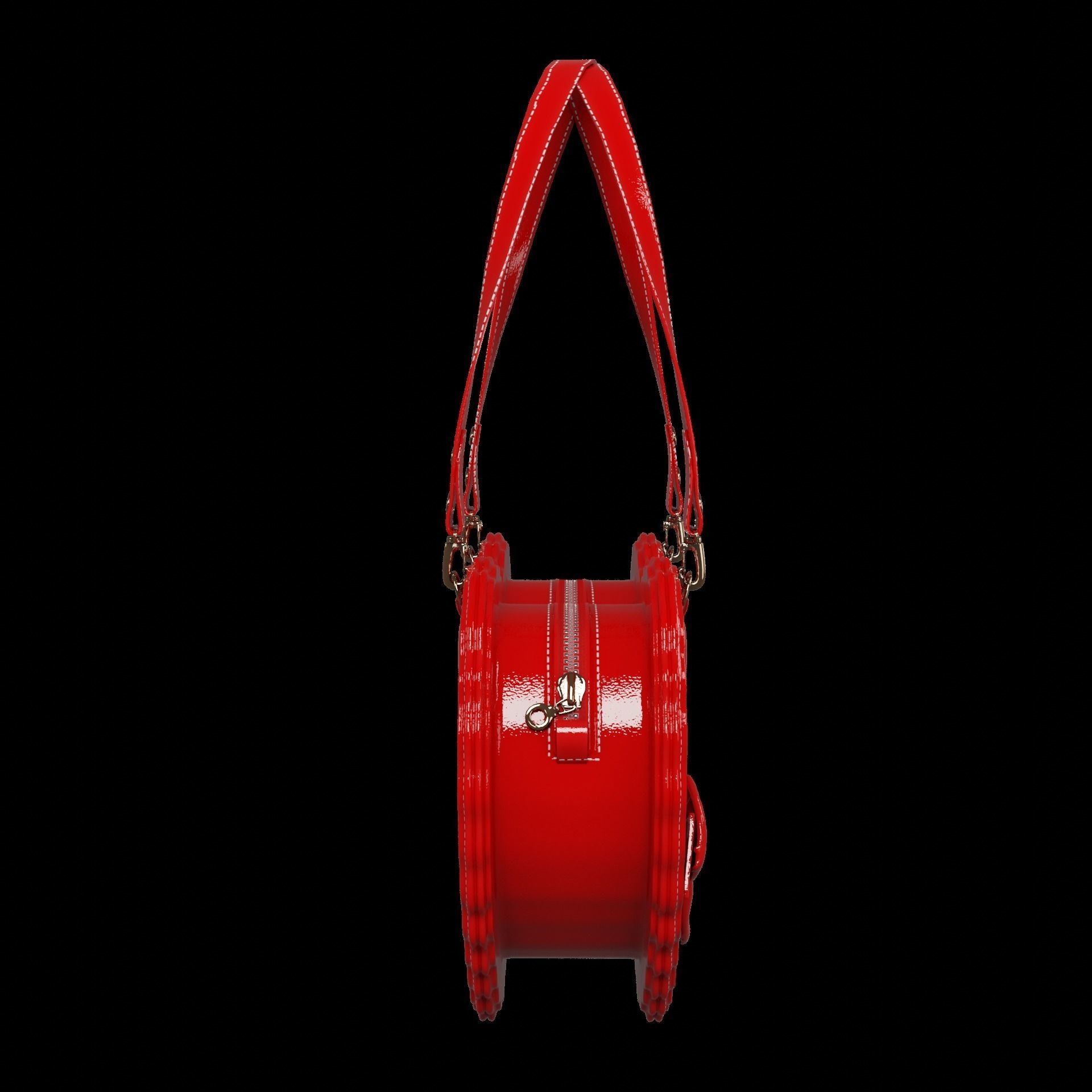 Heart bags 3D Model Collection_28