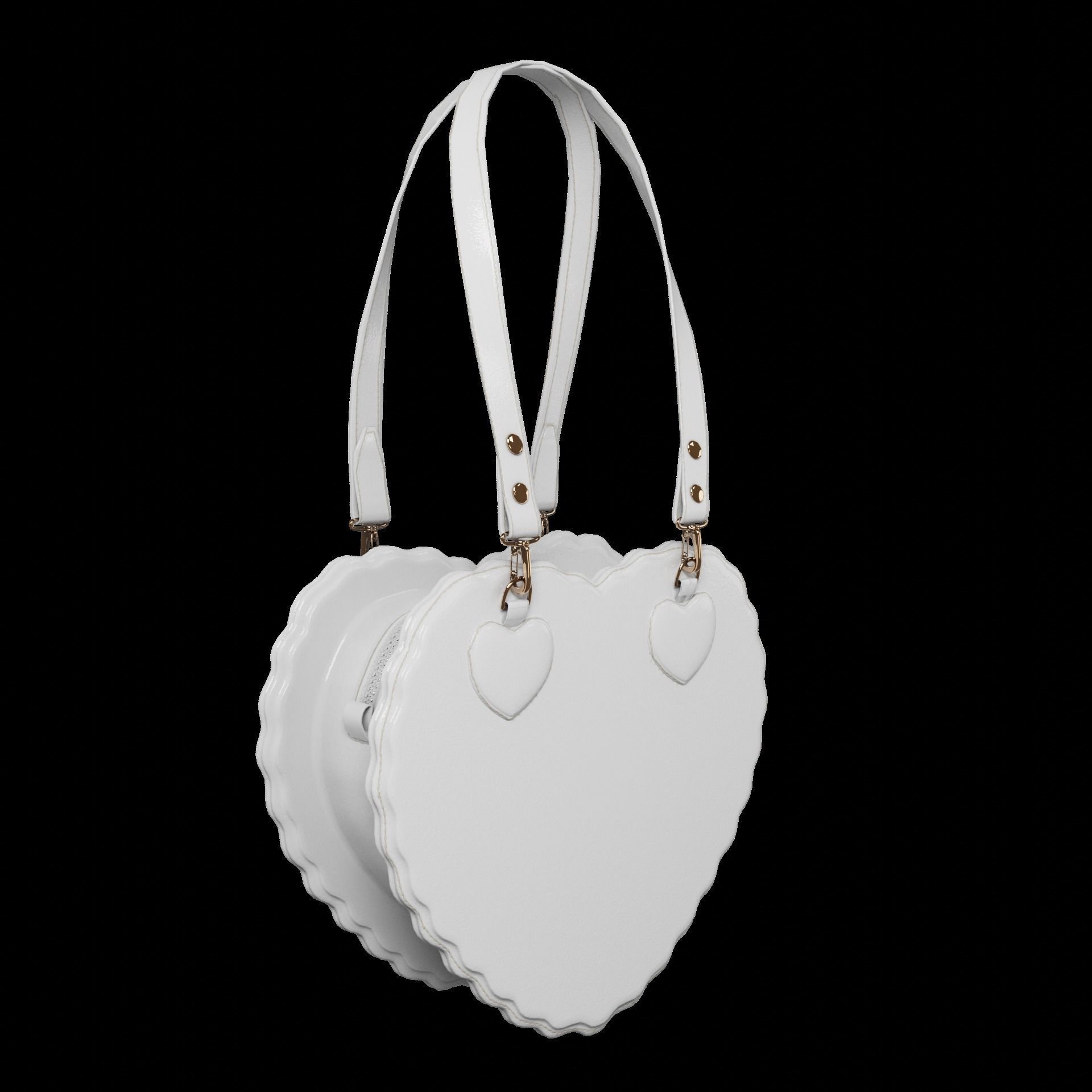 Heart bags 3D Model Collection_40