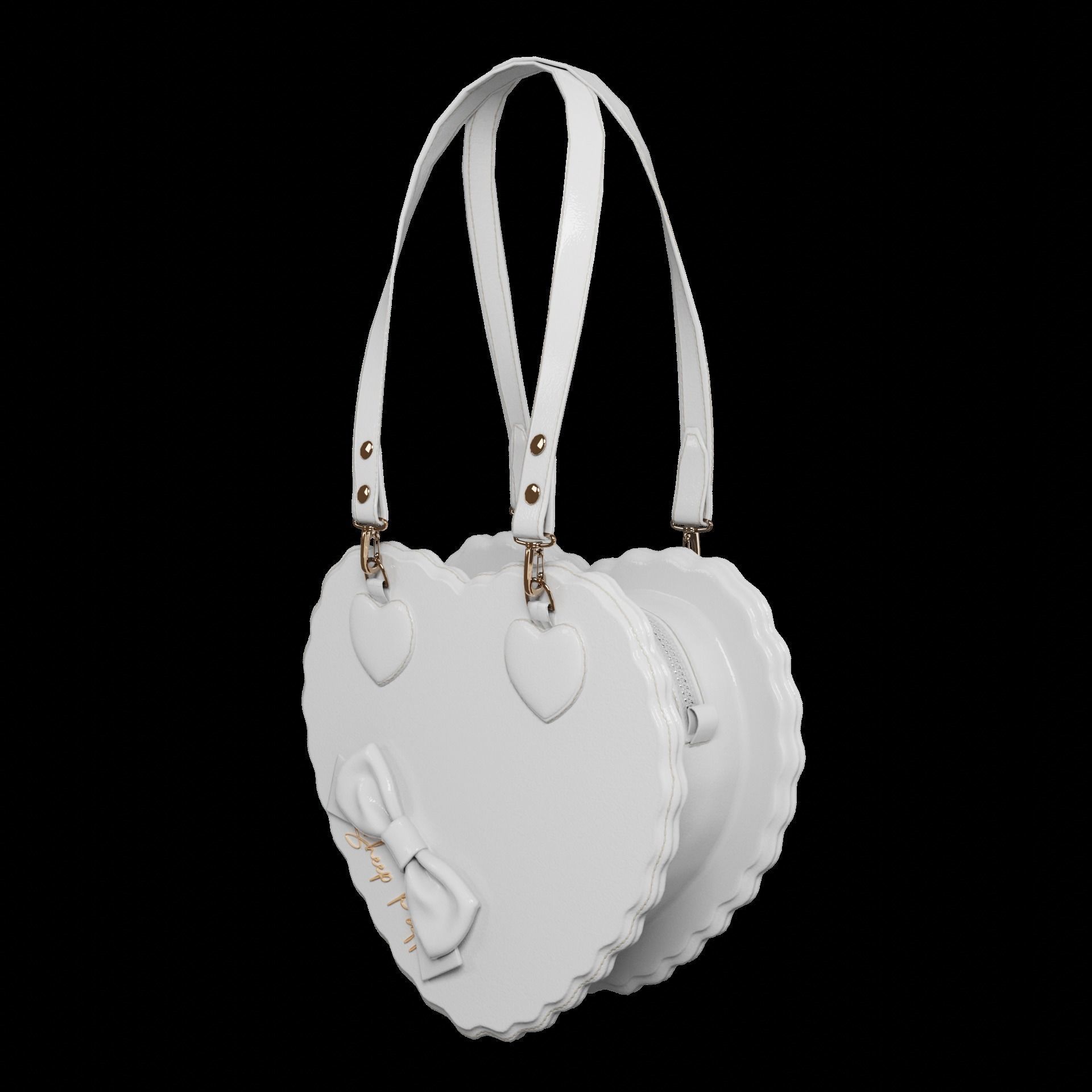 Heart bags 3D Model Collection_42