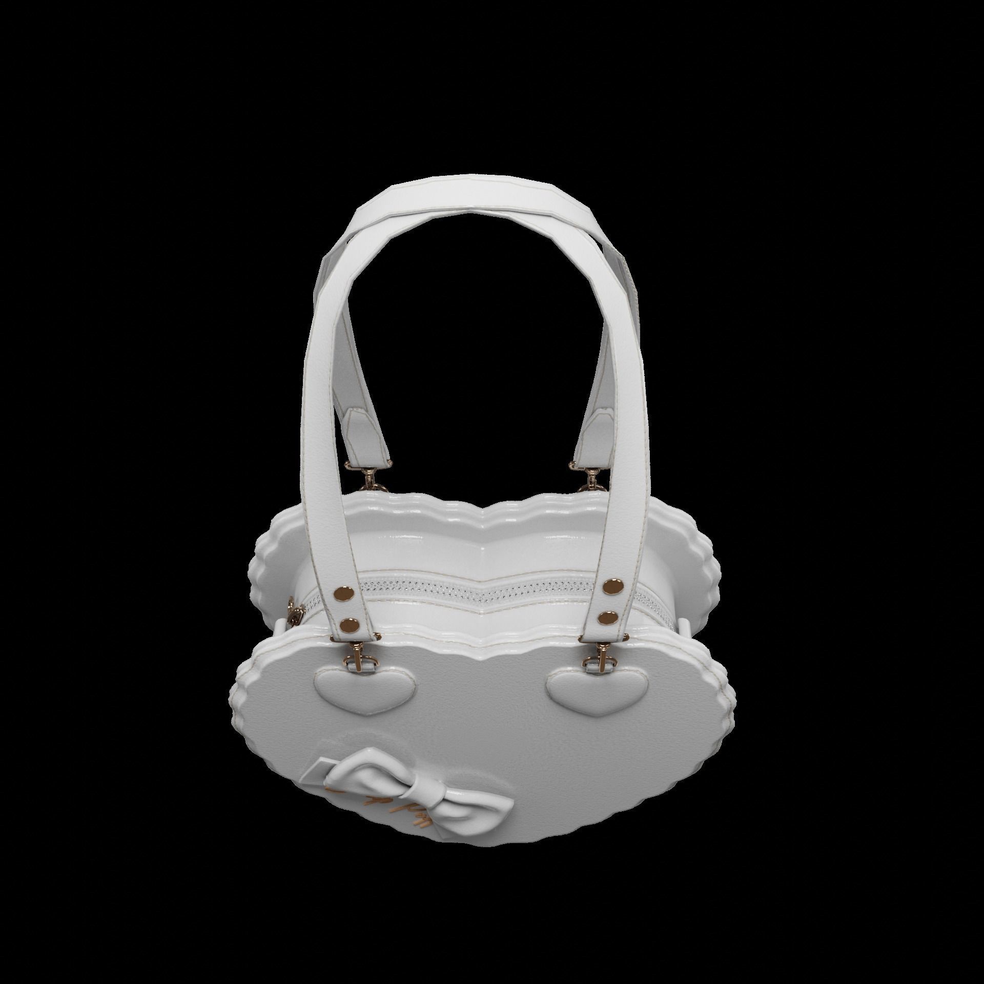 Heart bags 3D Model Collection_43