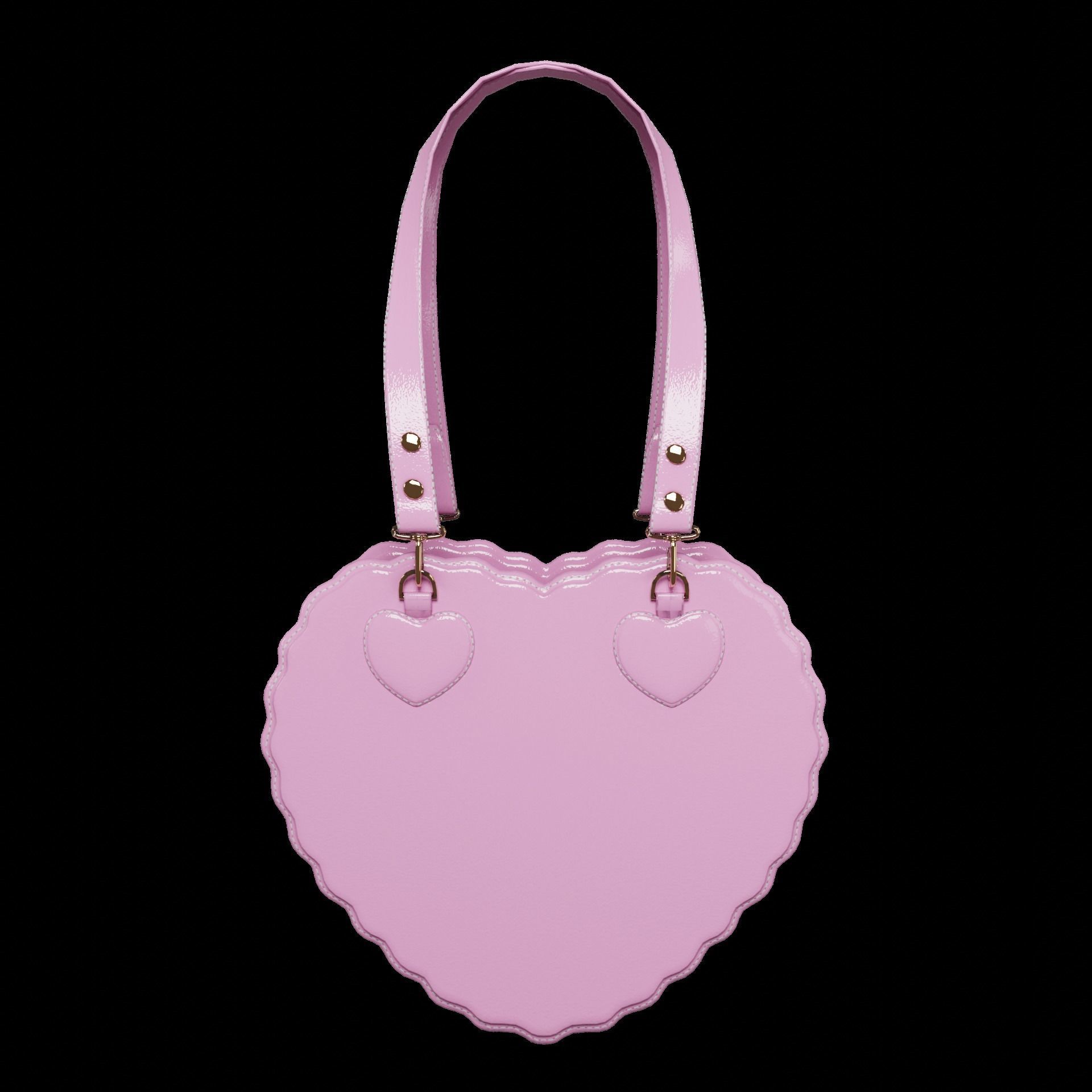 Heart bags 3D Model Collection_21
