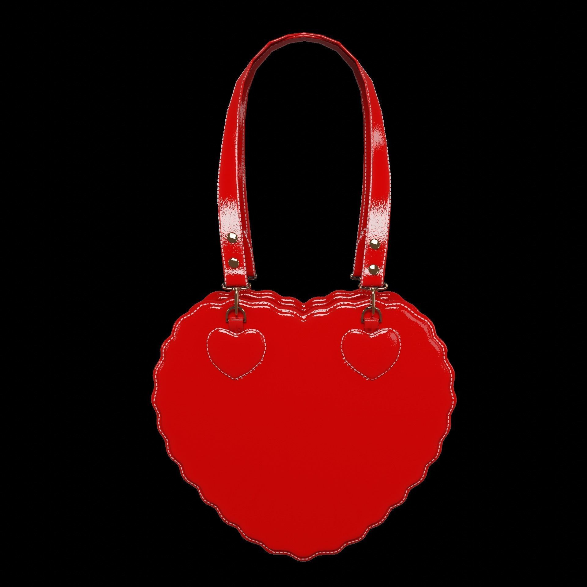 Heart bags 3D Model Collection_30