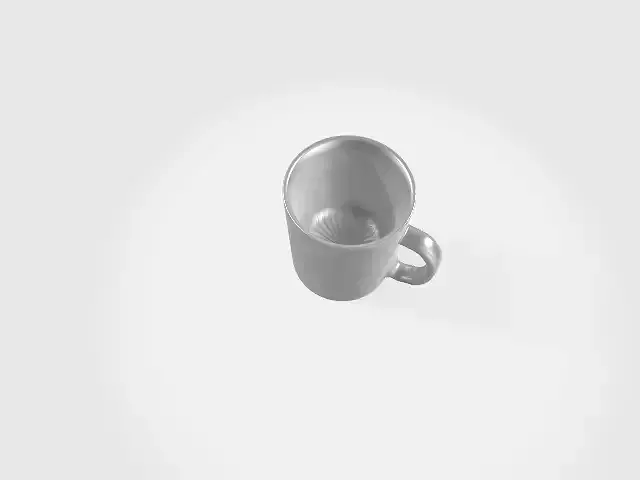 glass coffee mug