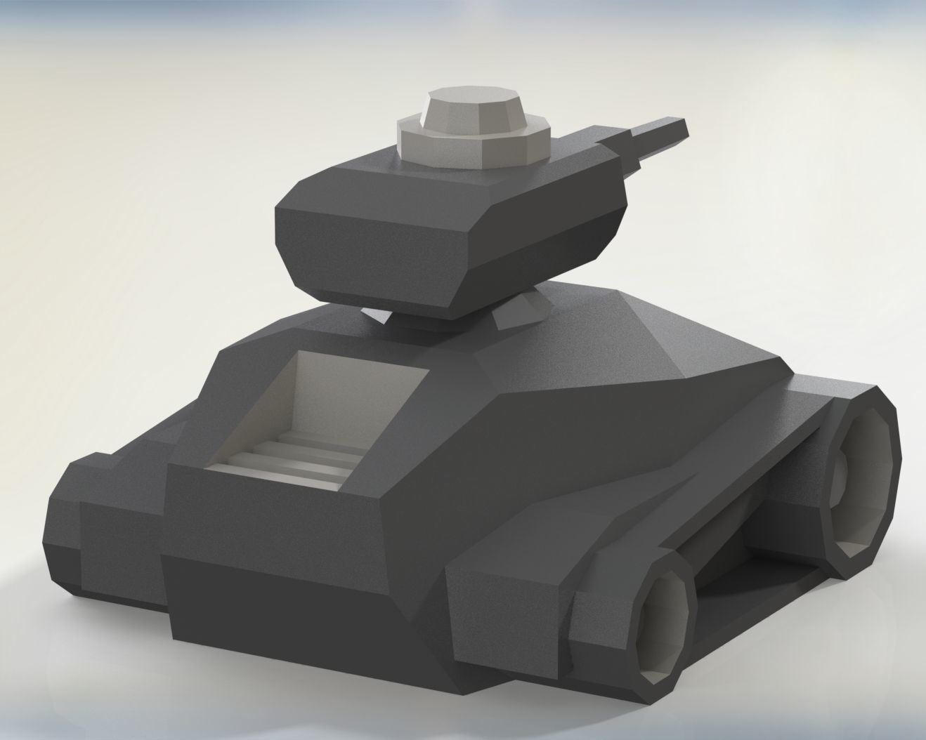 WW II  TANK 3D print model_8