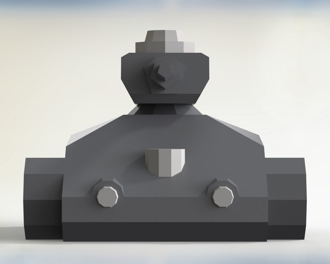 WW II  TANK 3D print model_7