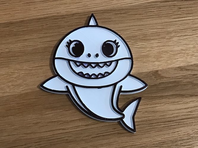 BABY SHARK - KIDS 3D print model