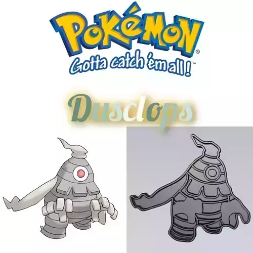 Amazing Pokemon Dusclops Cookie Cutter Stamp Cake Decorating 