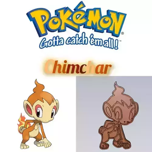 Amazing Pokemon Chimchar Cookie Cutter Stamp Cake Decorating 