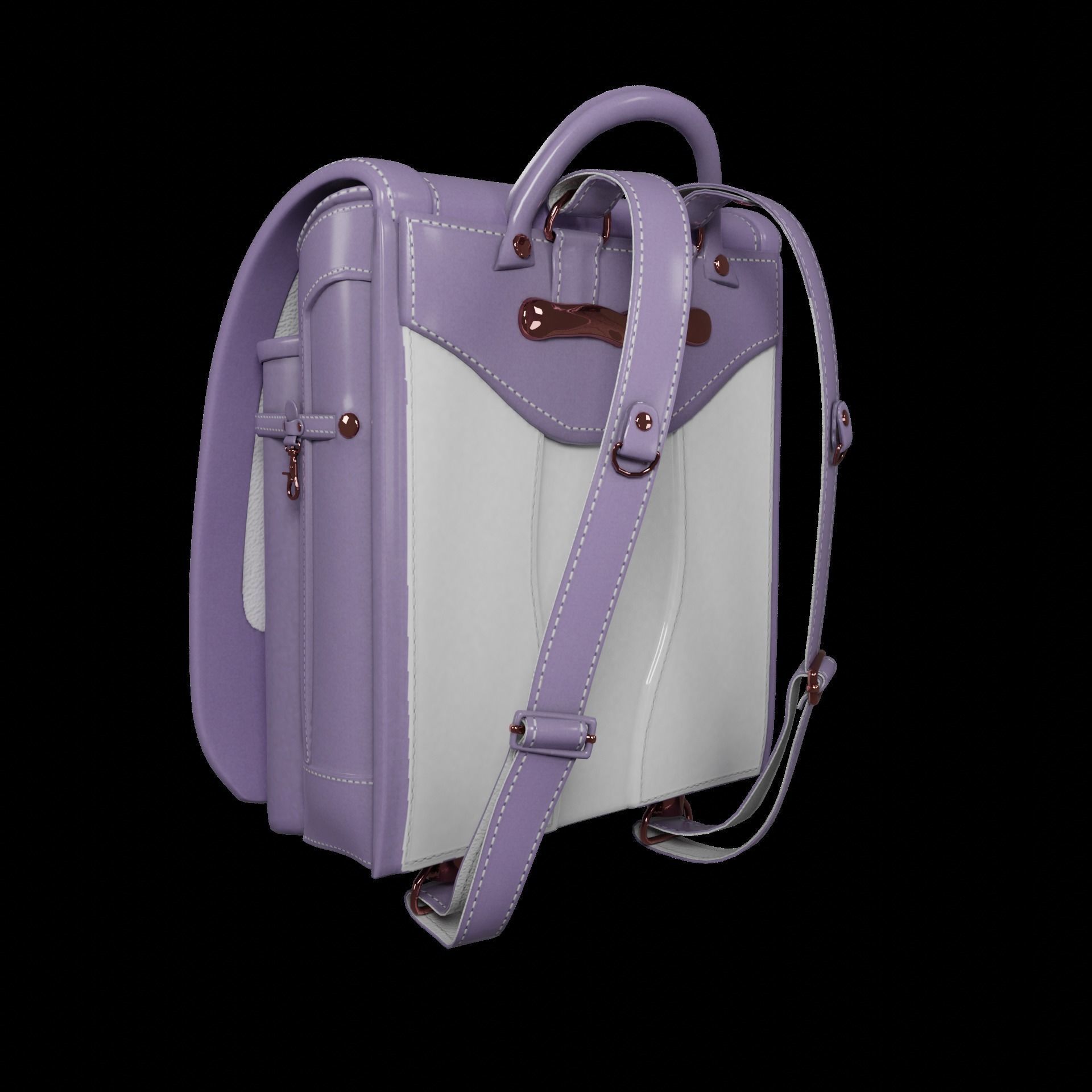 Student bag 3D Model Collection_62