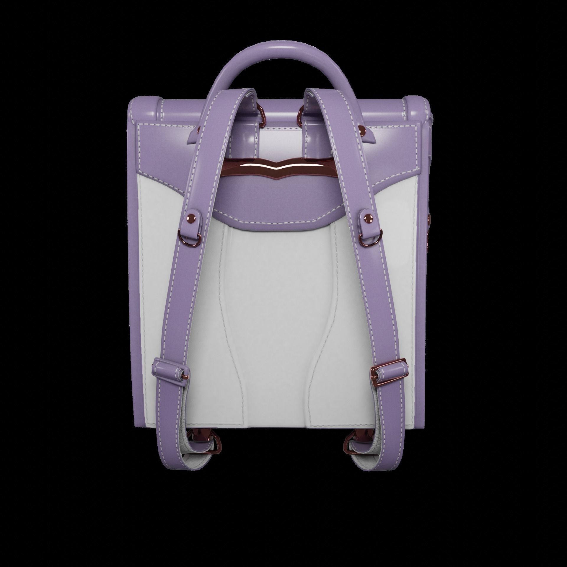 Student bag 3D Model Collection_61
