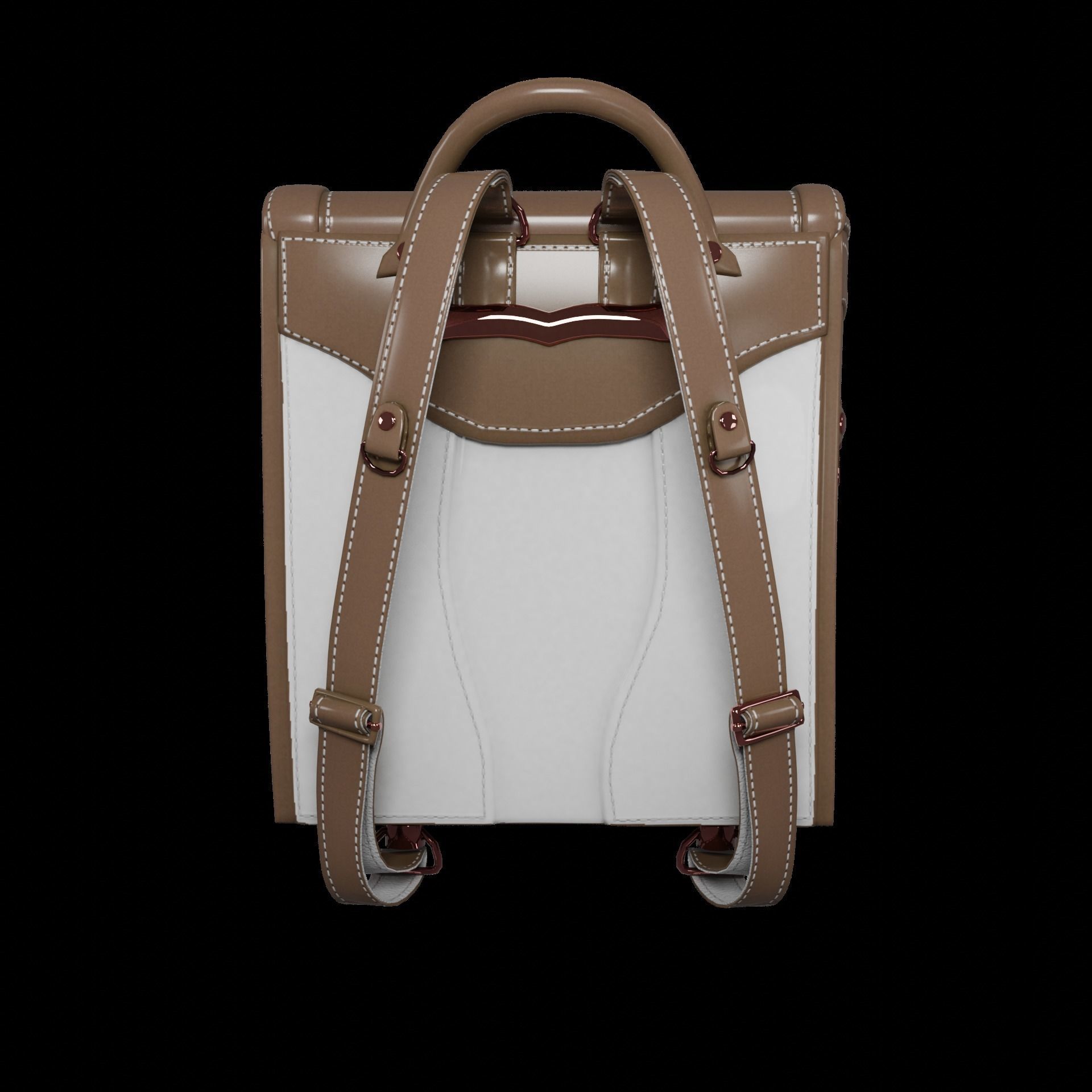 Student bag 3D Model Collection_31