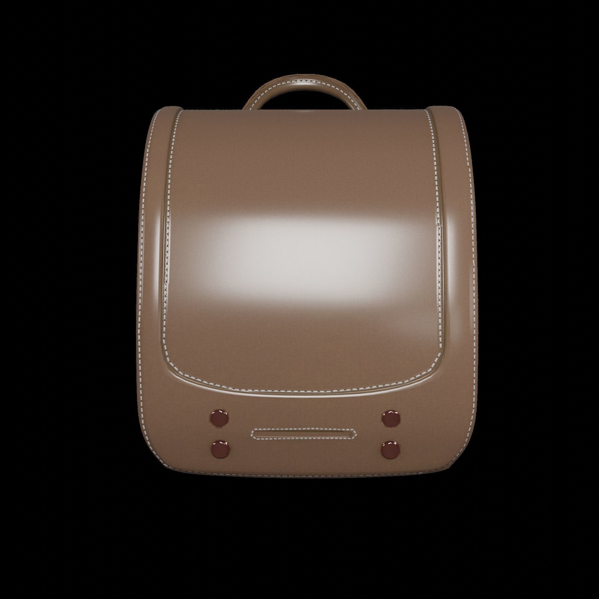 Student bag 3D Model Collection_27