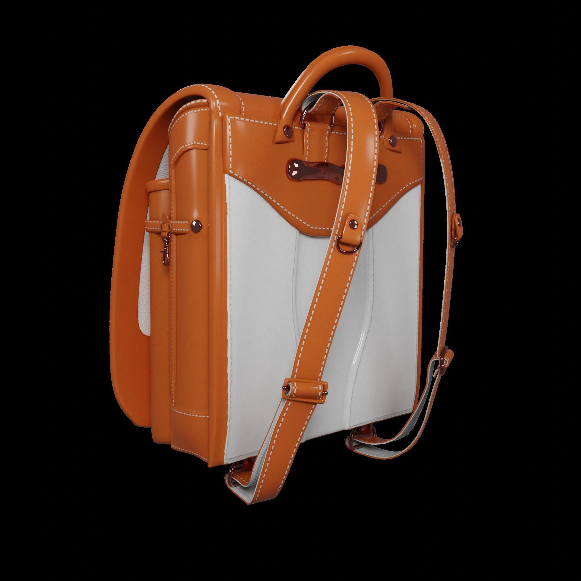 Student bag 3D Model Collection_52