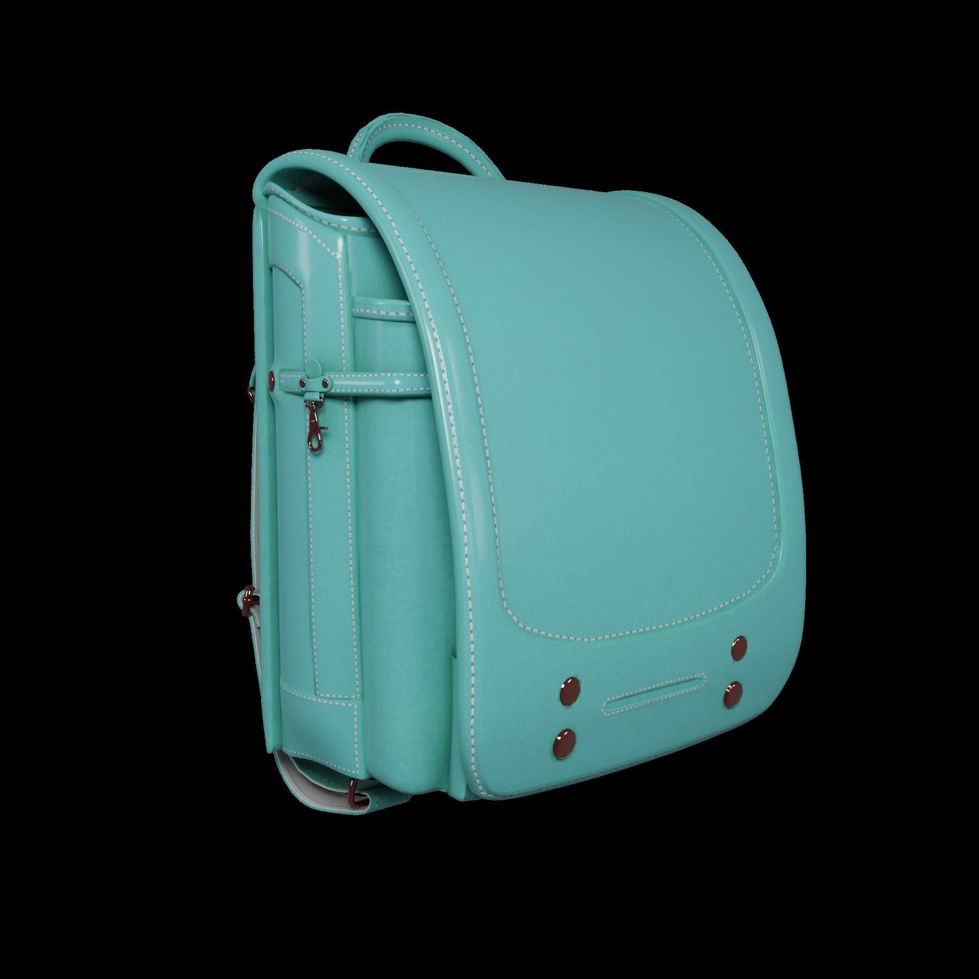 Student bag 3D Model Collection_18