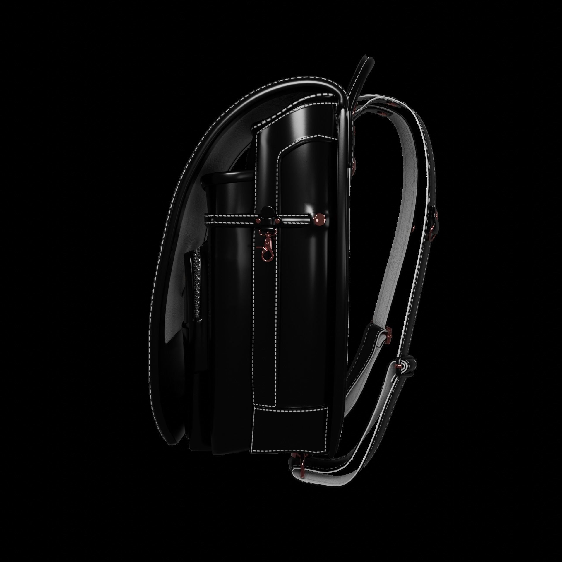 Student bag 3D Model Collection_13