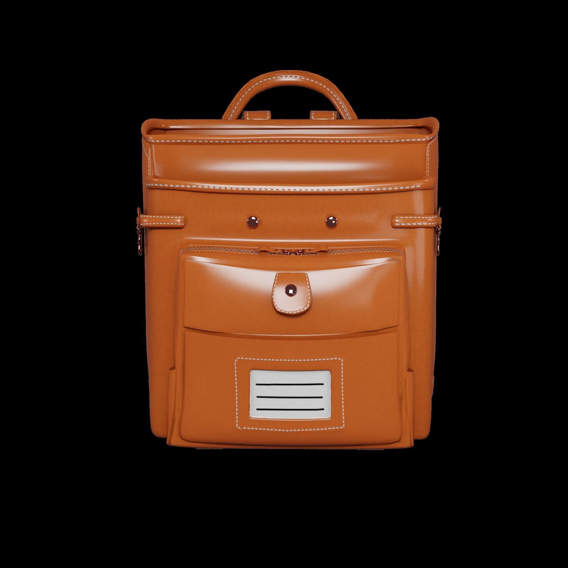 Student bag 3D Model Collection_55