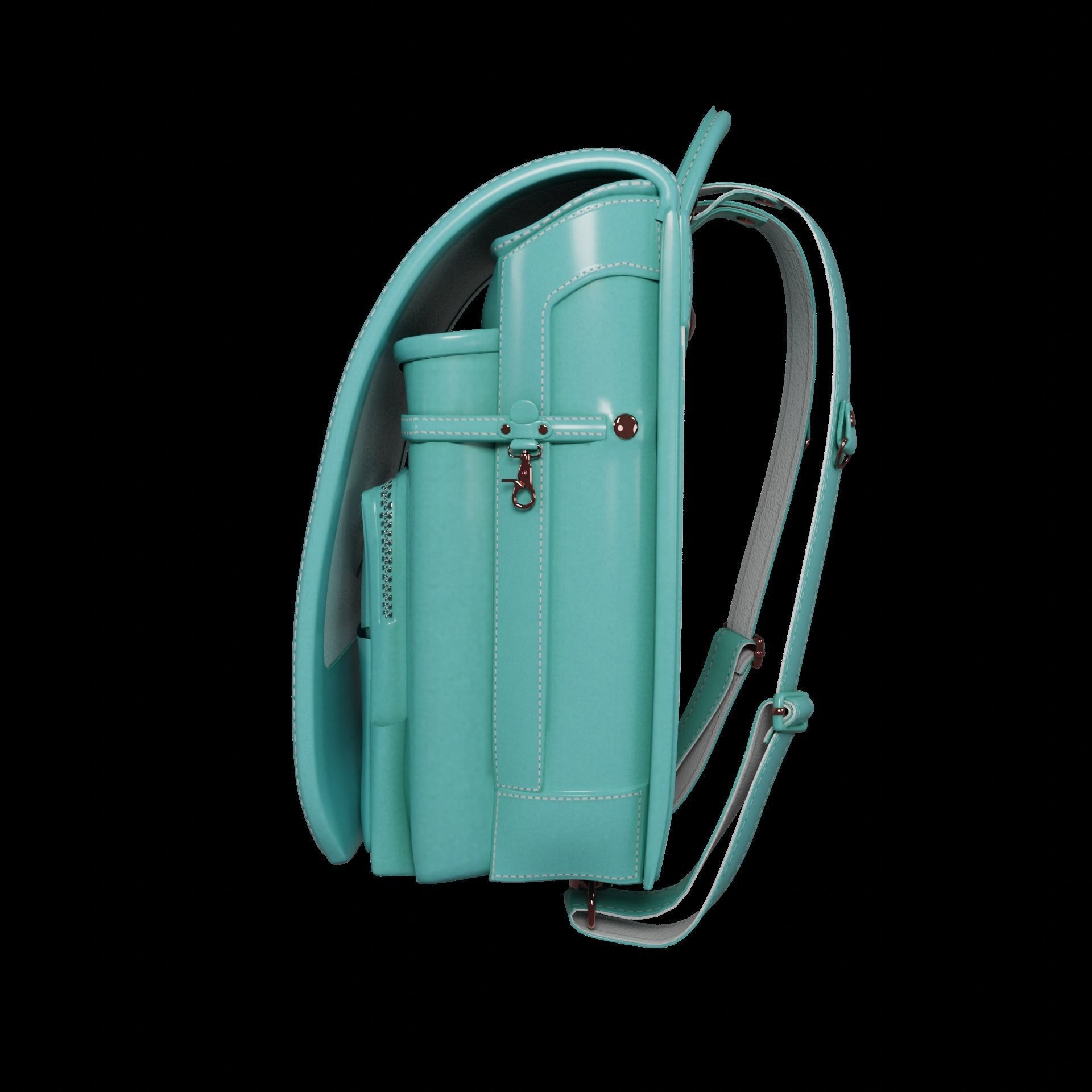 Student bag 3D Model Collection_23