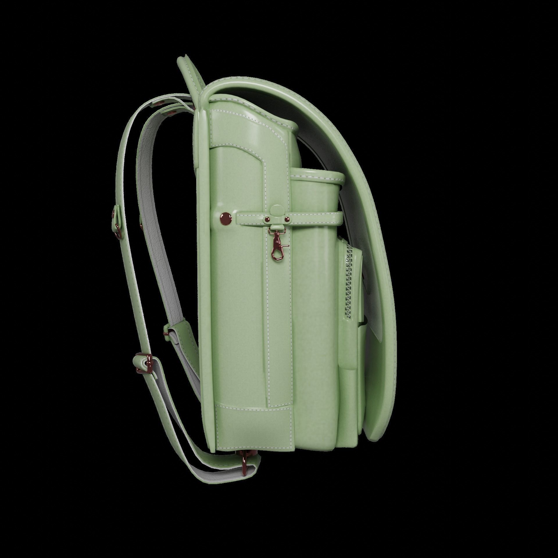 Student bag 3D Model Collection_39