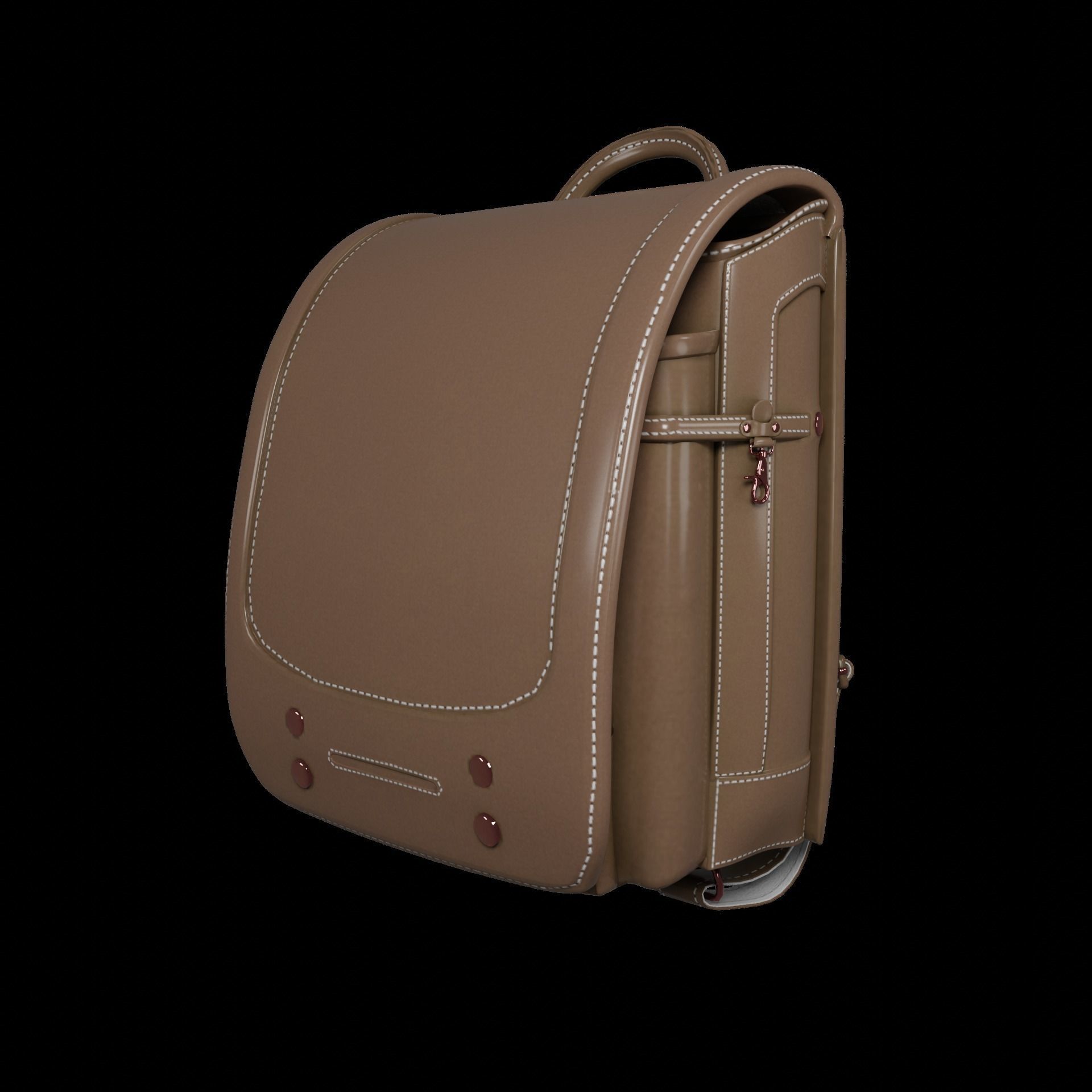 Student bag 3D Model Collection_34