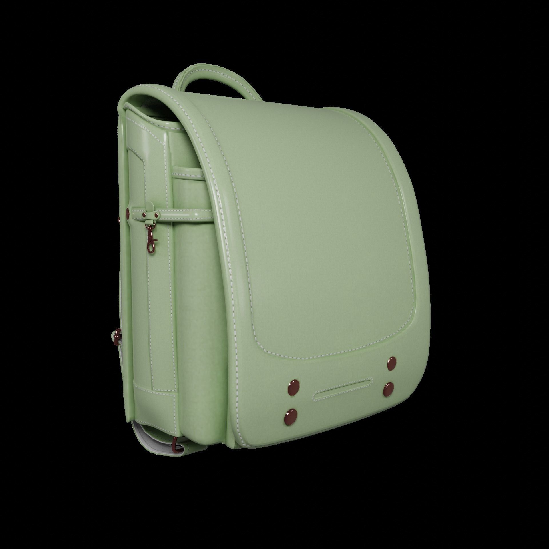 Student bag 3D Model Collection_38
