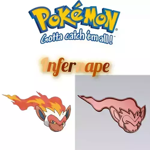 Amazing Pokemon Infernape Cookie Cutter Stamp Cake Decorating 