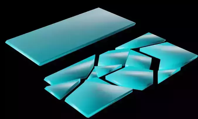 Ice Block - Breakable Mobile Game Asset