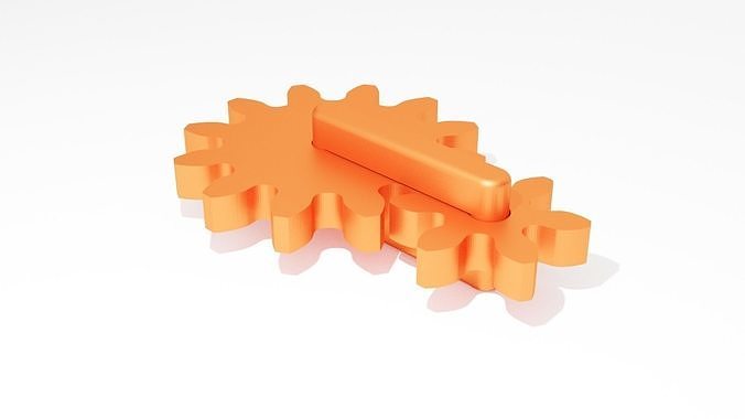 transmission gears 3D print model