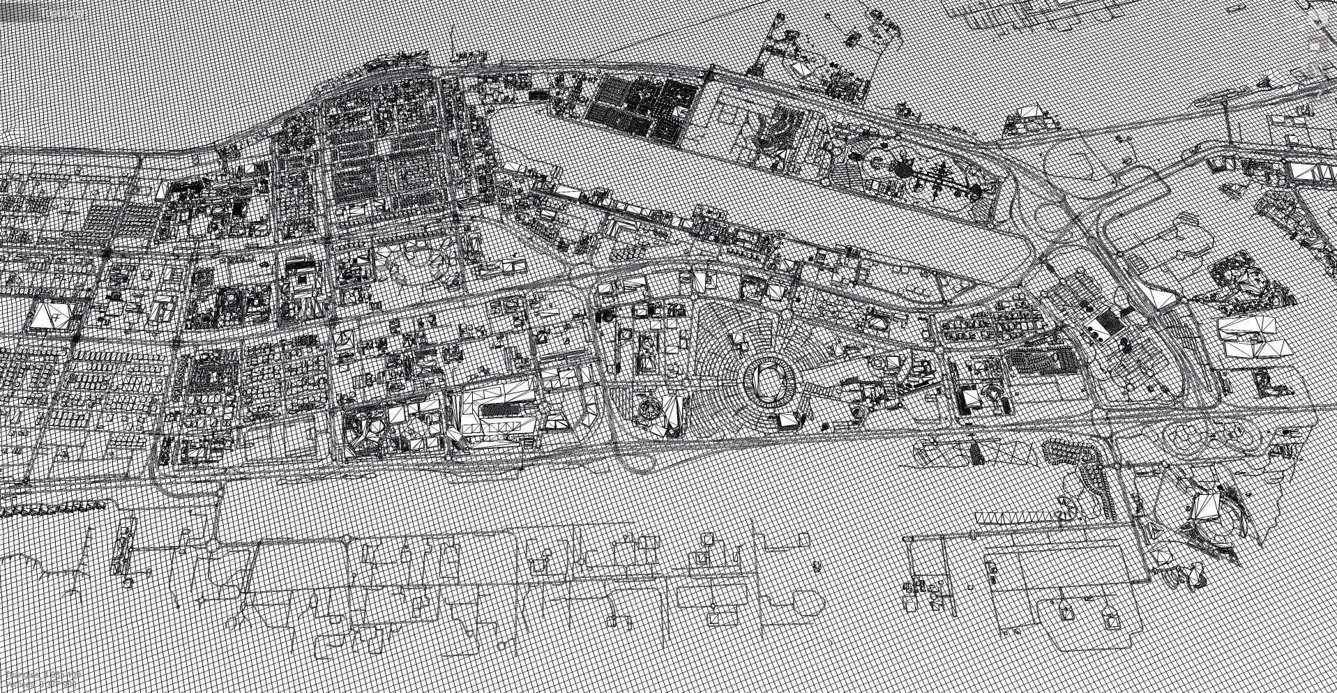 Cityscape Abu Dhabi United Arab Emirates 3D model_15