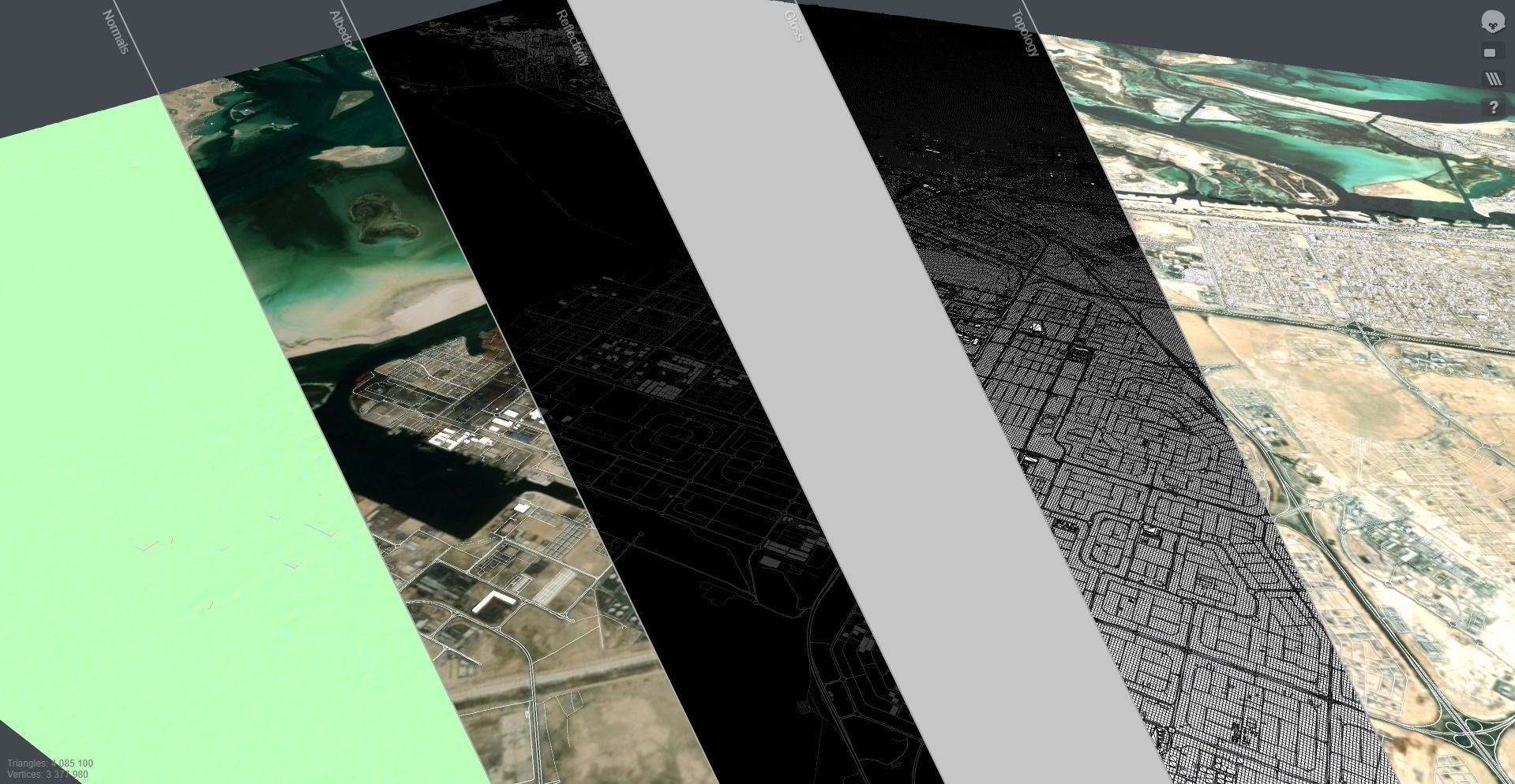 Cityscape Abu Dhabi United Arab Emirates 3D model_16