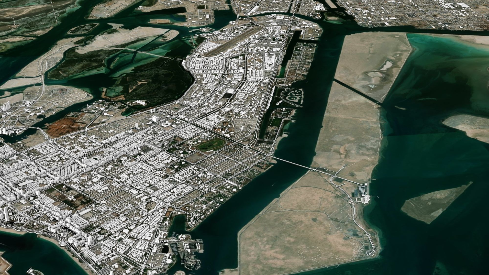 Cityscape Abu Dhabi United Arab Emirates 3D model_13